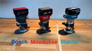 Bosch GKF 18v-8 vs. Milwaukee M18 FTR8 vs. Makita DRT 50 welche Kantenfräse lohnt sich?