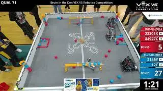 Bruin in the Den 2025 | Match Q71, 23301X & 84927C vs 2145Y & 12C | V5 Push Back