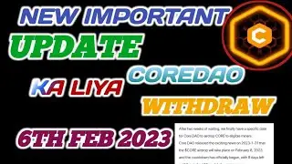 Satoshi Core Mainnet Launch Date | Satoshi Core Mining Update | CoreDao