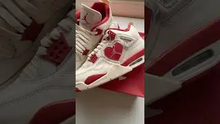 WMNS Jordan 4 &ldquo;Valentine&rsquo;s Day&rdquo; 🤾🏾&zwj;♂️🗑️ Or 🔥⁉️#sneakers #fyp #fypシ #fypシ゚viral #jordan