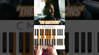 Sample Breakdown - Common &lsquo;The Questions&rsquo; Chords 🔥🎹🔥 #musicianparadise #chordprogression