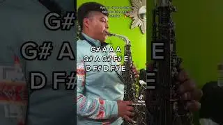Ayer la vi Poe la Calle- los rieleros del norte sax tutorial 🎷