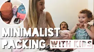 MINIMALIST PACKING WITH KIDS | Guatemala family vacation | TWO backpacks ONE bag FOUR travellers