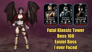 Fatal Klassic Tower Boss 160 + Reward | How to avoid crash | MK Mobile