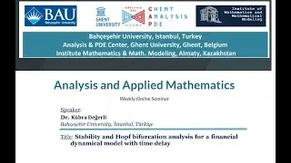 AAM Seminar - Stability and Hopf bifurcation analysis for financial dynamical model with time delay