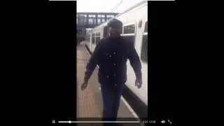 West Ham Fans Allow a Black Man Onto a Train