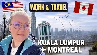 Arriving in Canada 🇨🇦 | Kuala Lumpur → Dubai → Montreal | Montreal Airport Immigration & Bus 747