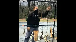 Found Metal Percussion Stand - Demonstration