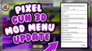 Autoskillz mod menu for pg3d is back