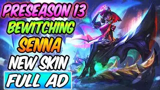 BEWITCHING SENNA - NEW HALLOWEN SKIN FULL AD SUPPORT PRESEASON 13 | Build & Runes League of Legends