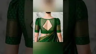 &hearts;️ Blouse Back Neck Design🌹 Ideas 🤩#Nainakvideo #youtubeshorts #fashion