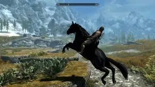 Skyrim Horse Riding Overhaul W.I.P - In-place turns fully functional