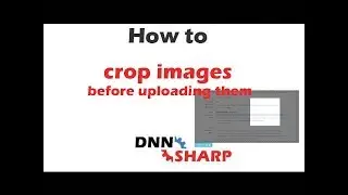 Crop image before uploading it to server