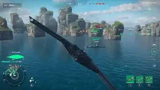 B21 Raider - First Time Using Ace Combat Control in PC - Modern Warships PC Beta Version