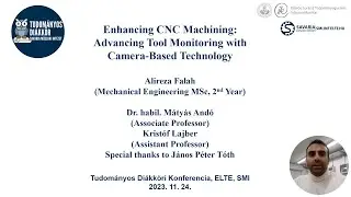 Alireza Falah: Tool and workpiece Monitoring based on Image Processing