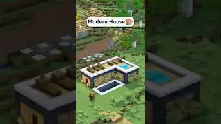 Minecraft Easy Modern House Tutorial🏠