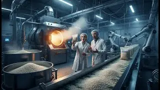 How Instant Rice Is Made | Cooking, Drying, Weighing, Pouch Packing & Case Packing ASMR