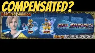 FFBE - Using Compensation Tickets To Get Tidus