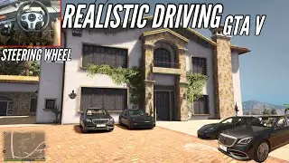 Mercedes Benz|Realistic Graphics|Steering Wheel|Gta V| Pxn v9
