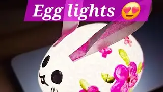 How to make egg lights easily 😍