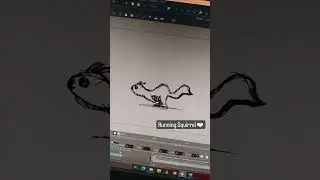 Running Squirrel...#3danimation #cartoonanimations #toonboomharmony #drawinganimation #funanimation