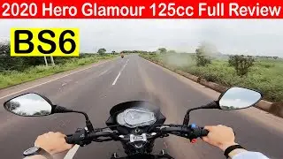 2020 Hero Glamour 125cc BS6 Full Review l Top Speed l Mileage 🔥