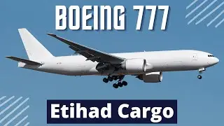 Etihad Cargo Boeing 777 [AUH ✈ HKG] Landing at Hong Kong Airport (May 5, 2023)