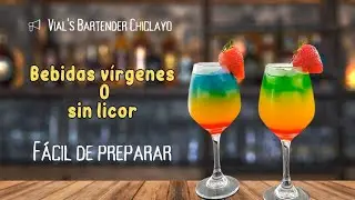 Preparando bebidas v&iacute;rgenes o sin licor #mocktail #cocteles sin licor #tragosfaciles 