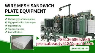 Construction Building EPS Styrofoam 3D Wall Panel Making Machine