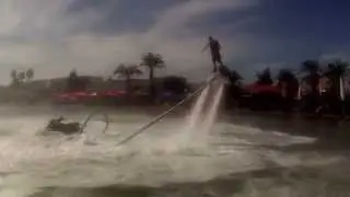 Show Flyboard-Hoverboard en copa del rey de Moto Nautica en Los Alc&aacute;ceres