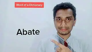 Abate | Word of a Dictionary | Talk with English