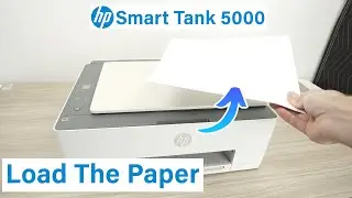 HP Smart Tank 5000: How to Insert The Paper