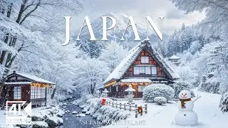 Japan 4K | Winter Wonders Of Hokkaido Landscapes, Frozen Lakes & Misty Mountains