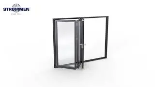 Str&oslash;mmen Aluminium Bi-Folding Doors