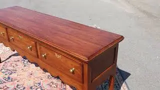 Wild Cherry Queen Anne Buffet Sideboard by Henkel Harris