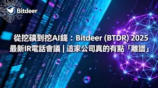 從挖礦到挖AI的錢：Bitdeer (BTDR) 2025最新IR電話會議｜這家公司真的有點「離譜」