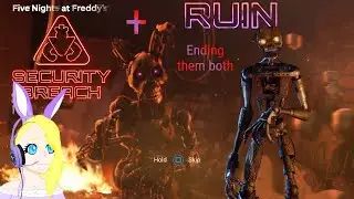 Five Nights Security Breach+ Ruin FINAL/ ROXY almost ended AND SAVED ME?