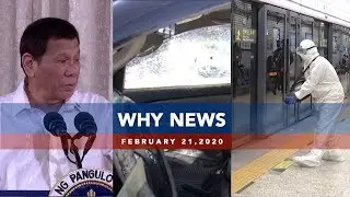 UNTV: Why News | February 21, 2020