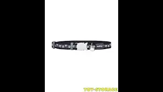 Katzenhalsband Red Dingo Diamond 20-32 cm Schwarz