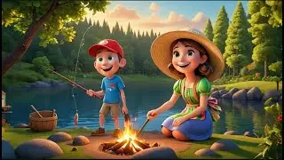 Fishing Adventures in Willow Creek(English cartoon story)