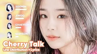 tripleS +(KR)ystal Eyes - Cherry Talk (Line Distribution + Lyrics Karaoke) PATREON REQUESTED