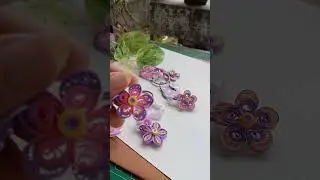 Sweet Purple Series Keychain #diy  #tutorial #shorts  #diykeychain #papercraft #gantungankunci