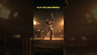 The Game Rewards the Long Innings#LongInnings#CricketMindset#QuietConfidence#DisciplineWins#Shorts