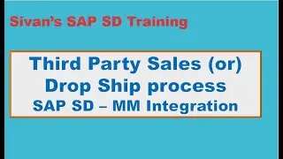 SAP SD Third Party Sales TAS | Обучение по SAP SD от Sivan