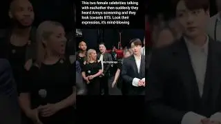 Celebrity's reaction to entry of BTS 😍#bts #reaction #amazing