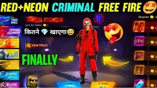 RED CRIMINAL BUNDLE RETURN || NEON CRIMINAL BUNDLE FREE FIRE || FREE FIRE NEW EVENT