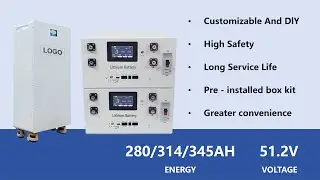New 15kWh Vertical DIY Energy Storage Battery Pack Assembly Tutorial