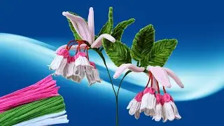 Create Bell-Shaped Cherry Blossoms with Velvet Wire – Easy to Make, Visually Appealing