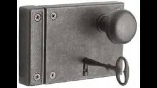 Baldwin 5704 Horizontal Cylinder Rim Lock