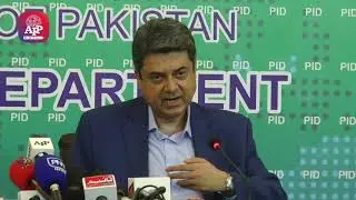Federal Minister for Law Farogh Naseem Addresses Press Conference